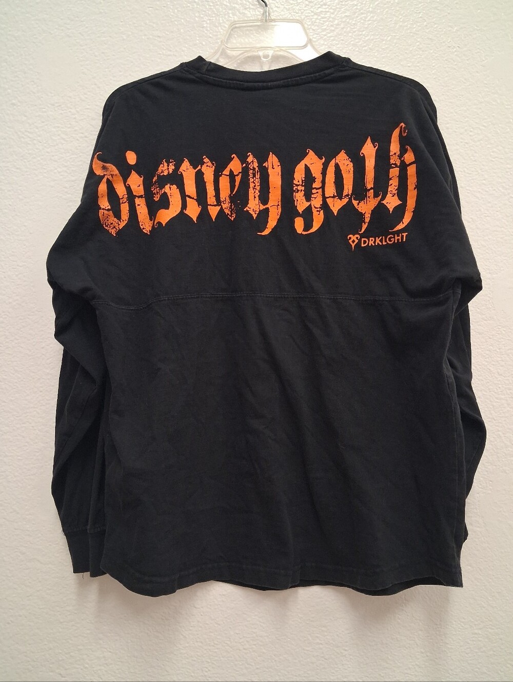 RARE DISNEY GOTH DRKLGHT Shirt Spirit Jersey Style Men's Small OOP HTF